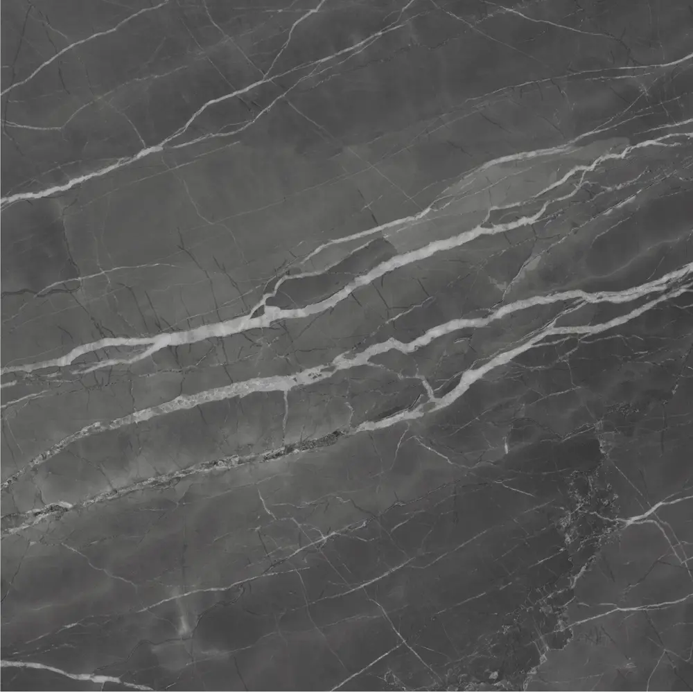 Панель стеновая самокл 3D Темно-серый мрамор 0,6х0,6м (толщ. 0,23см) BZ-YY1019