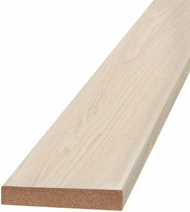 Наличник МДФ плоск 2150*70*8 беленый дуб