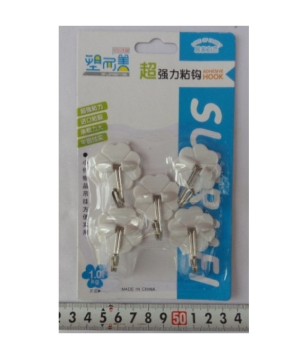 Крючки д/полотенец 9239 5шт на липе (048178)