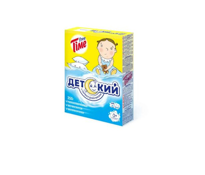 Порошок стир.  FREE TIME автомат 350г Детский
