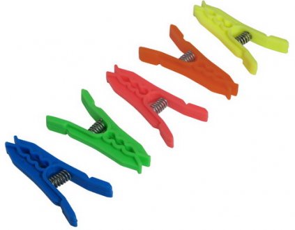 Прищепки 24шт пластик 818 (017182)