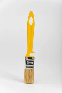 Кисть пласт желт ручка 25мм=1,0