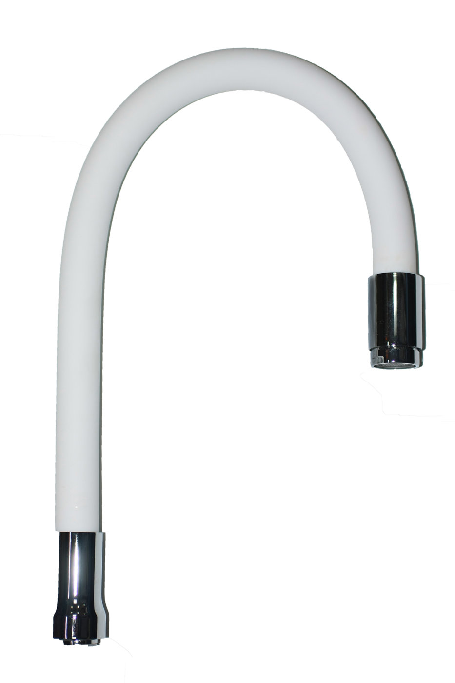 Излив силиконовый для смесителя белый (50см)