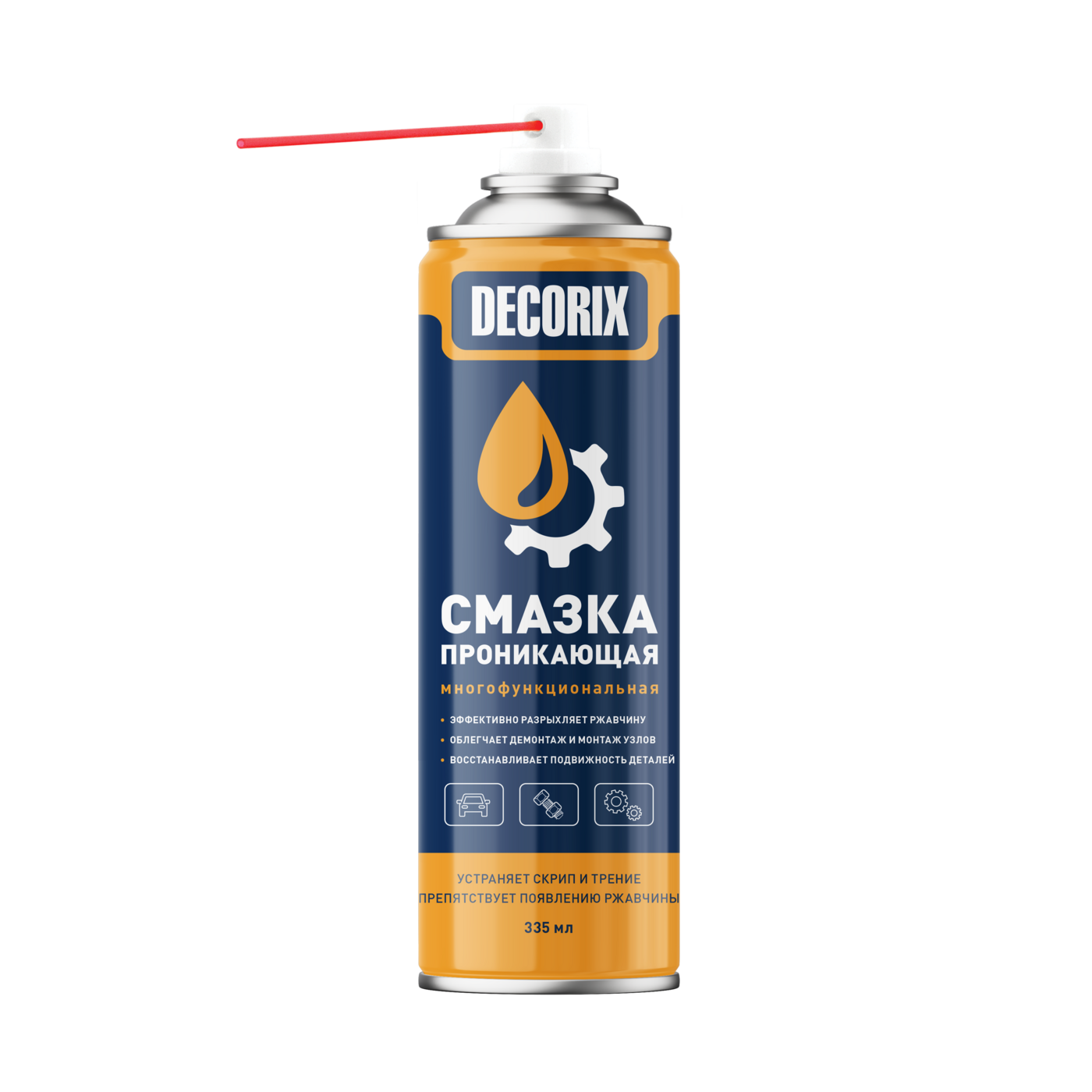 Смазка DECORIX проникающая многофункциональная 335мл