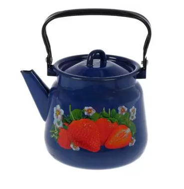 Чайник 3,5л с рис. кобальт
