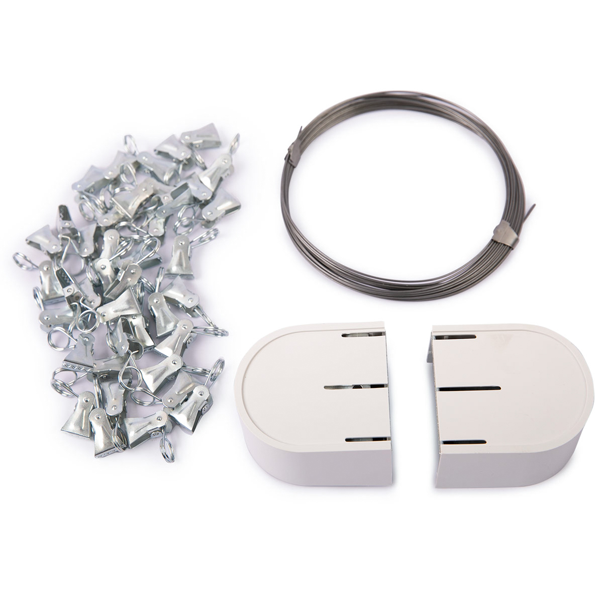 Карниз КСМ10 струнный с металлическими крючками 10 м