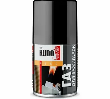 Газ KUDO универ для зажигалок с адаптером 140мл