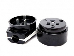 Разъем РВШ 32-001 для эл.плиты черный