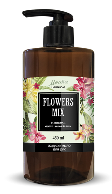 Жидкое мыло МЕЧТА  Цветочный Микс 450мл