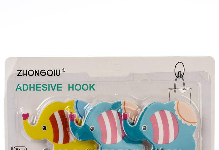 Крючки для полотенец. на липучке, набор 3шт, AL-185