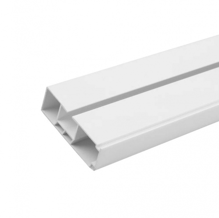 Карниз 3,0м белый пласт.один