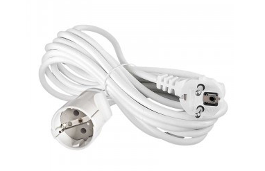 Удлинитель UNIVERSAL УШ-16 16А 5 м белый одноместный с заземлением