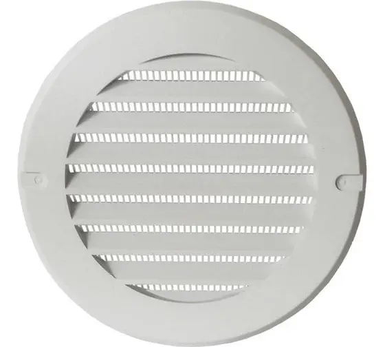 Решетка вентиляционная TDM круглая с москитной сеткой d=125 мм