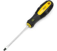 Отвертка Pobedit SL4x100мм, Сr-V, шлицевая, Expert