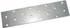 Пластина крепеж. 40*120мм оцинк.