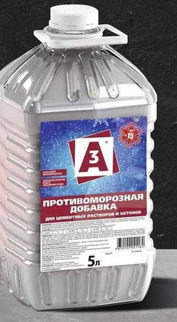 Противоморозная добавка АЗ -15 для бетона 5л