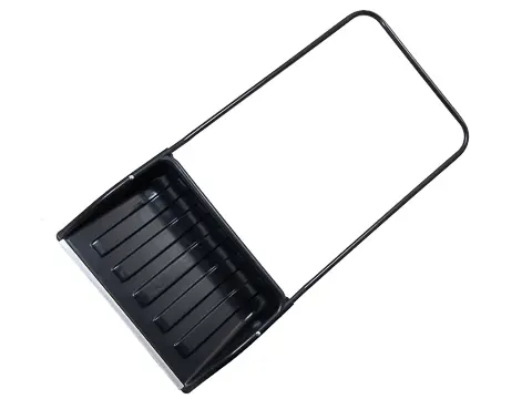 Скрепер пластиковый "Элита" цветной 750х500мм с изогнутой метал. ручкой д. 20мм