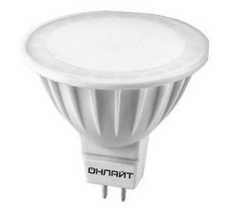 Лампа с/д ОНЛАЙТ 10Вт GU5.3 4000К 230В